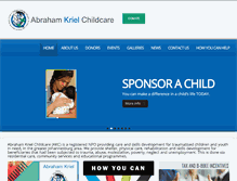 Tablet Screenshot of abrahamkriel.org